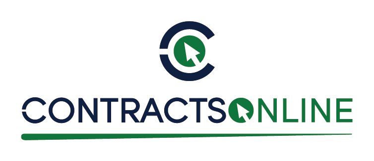 Contractsonline full logo green and black